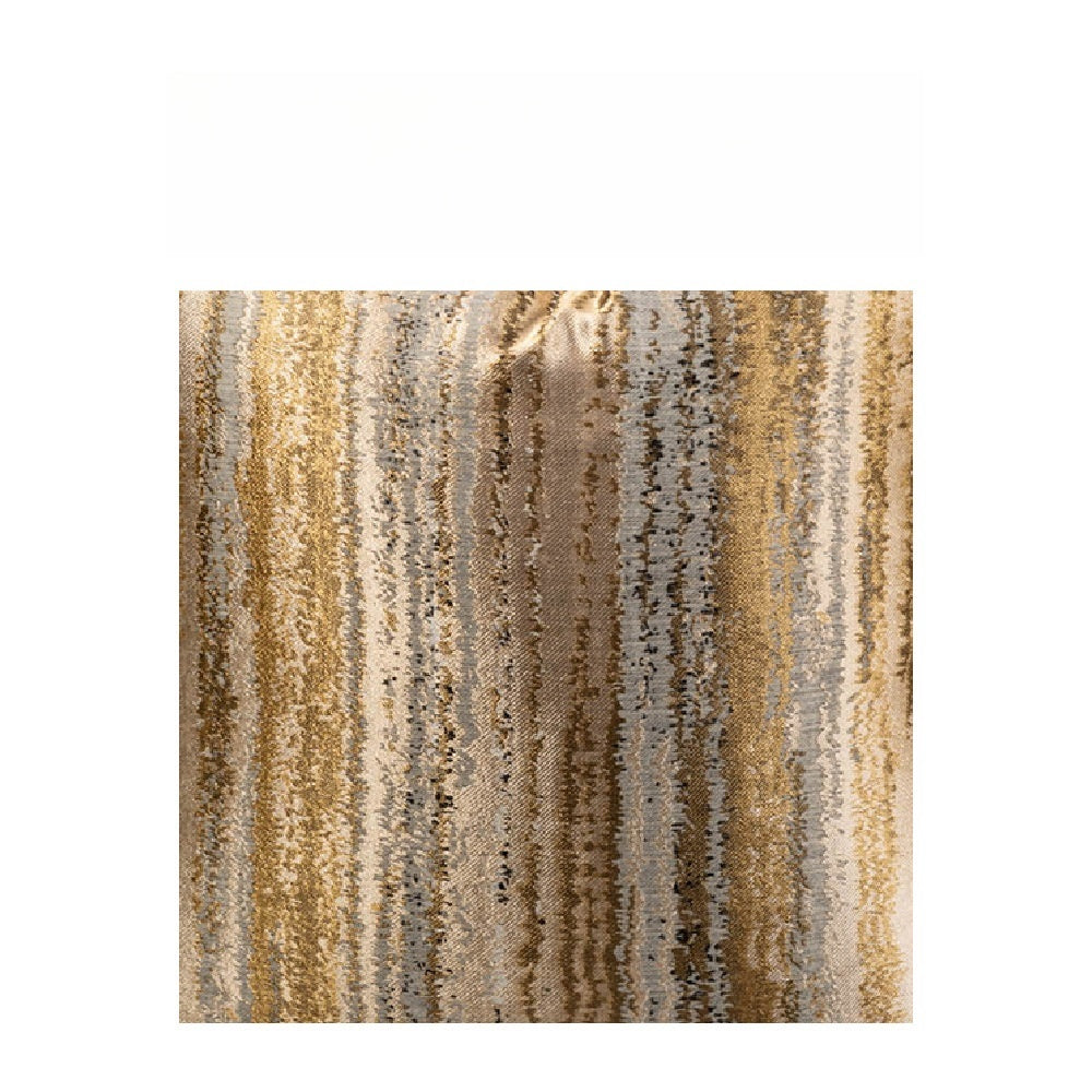 KTX-387219 Champagne Gold Striped Pillowcase for Modern Minimalist Living Room and Bedroom Décor