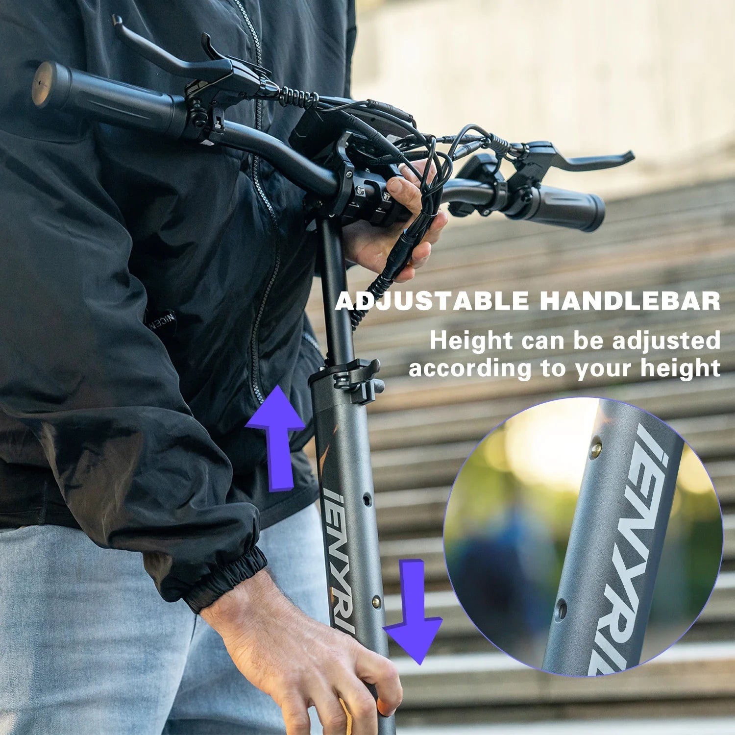 KTX-388435 250W Electric Folding Scooter, 15Ah Battery, 10-inch Tires, Dual Suspension, Max Speed 25km/h, Range 40km