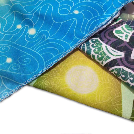 KTX-389267 Sun and Moon Hand Tapestry for Multifunctional Use as Home Decor, Beach Towel, and More