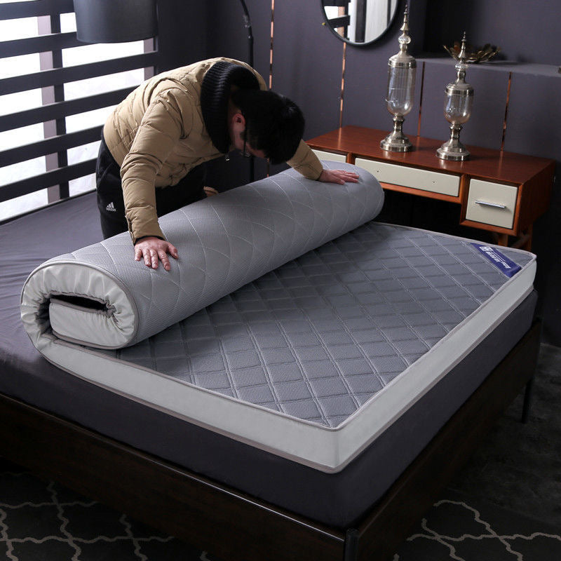 KTX-389715 Natural Latex Tatami Mattress - Soft Cushion, Foldable Style - Available in Various Sizes and Thicknesses