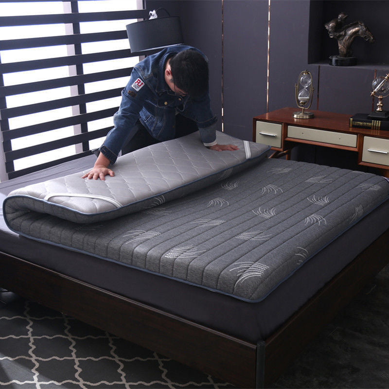 KTX-389715 Natural Latex Tatami Mattress - Soft Cushion, Foldable Style - Available in Various Sizes and Thicknesses