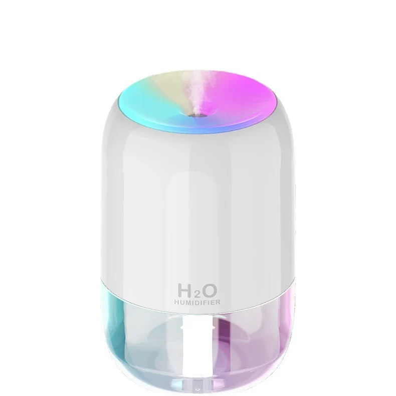 KTX-389907 200ML USB Mini Diffuser Humidifier with Colourful Light and Adjustable Spray Time
