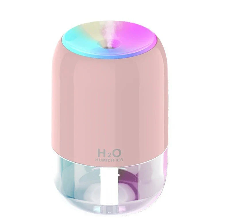 KTX-389907 200ML USB Mini Diffuser Humidifier with Colourful Light and Adjustable Spray Time