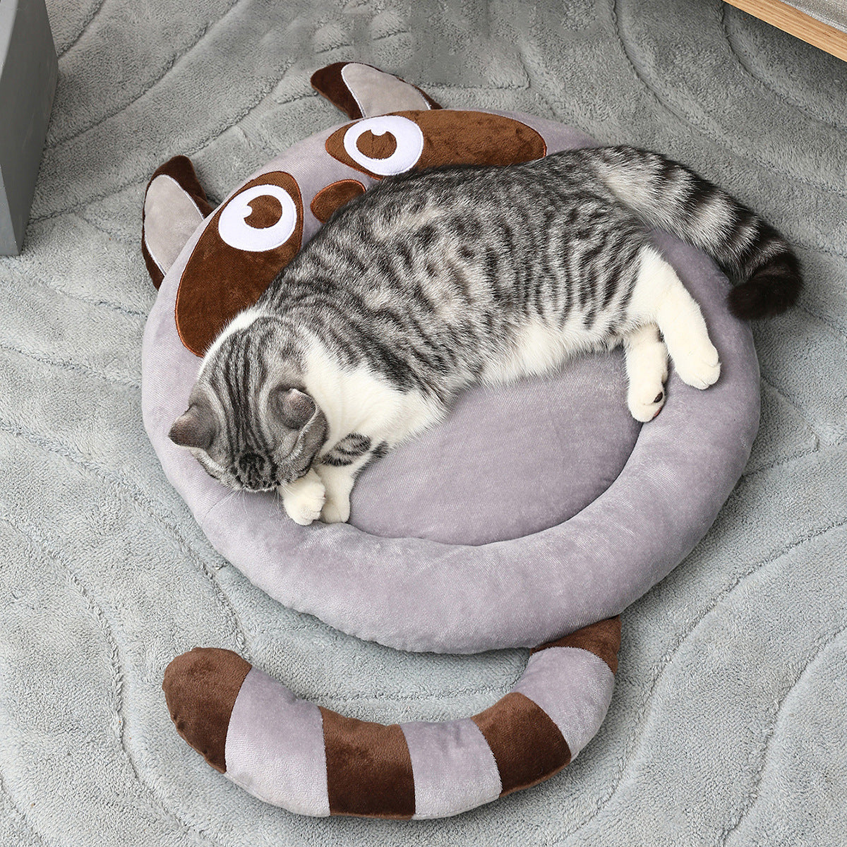 KTX-392147 Soft and Cozy Winter Pet Bed for Cats - Warm Cloth Kennel