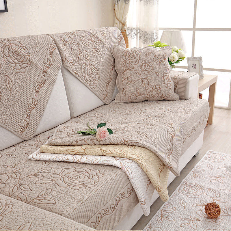 KTX-394067 Washed Cotton European Style Sofa Cushion - Multiple Sizes Available