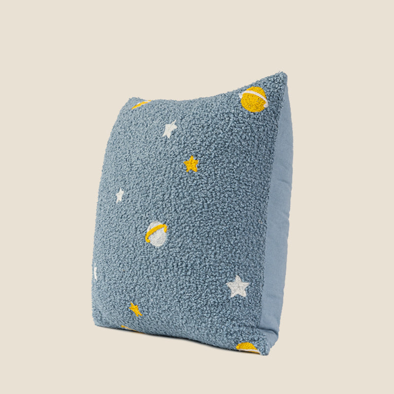 KTX-395219 Blue Planet Modern Embroidered Pillow for Living Room - Available in 45x45cm and 30x50cm