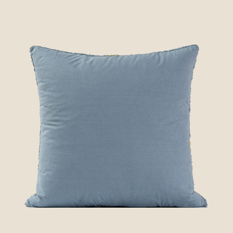 KTX-395219 Blue Planet Modern Embroidered Pillow for Living Room - Available in 45x45cm and 30x50cm