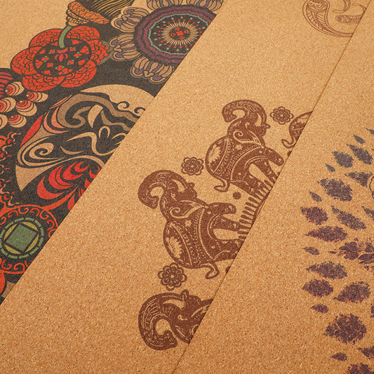 KTX-396371 Non-Slip Rubber Yoga Mat for Fitness and Health Massage - 183x66cm Heavy Duty Design