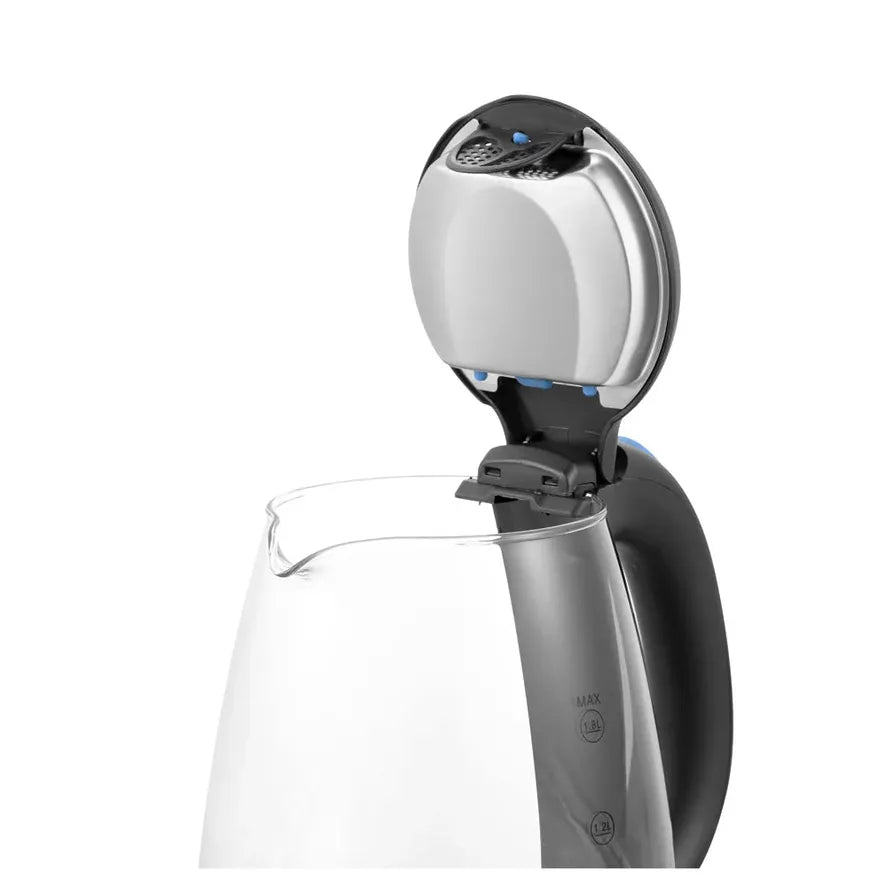 KTX-399379 Electric Glass Teapot with 360 Degree Rotating Base for Convenient Brewing