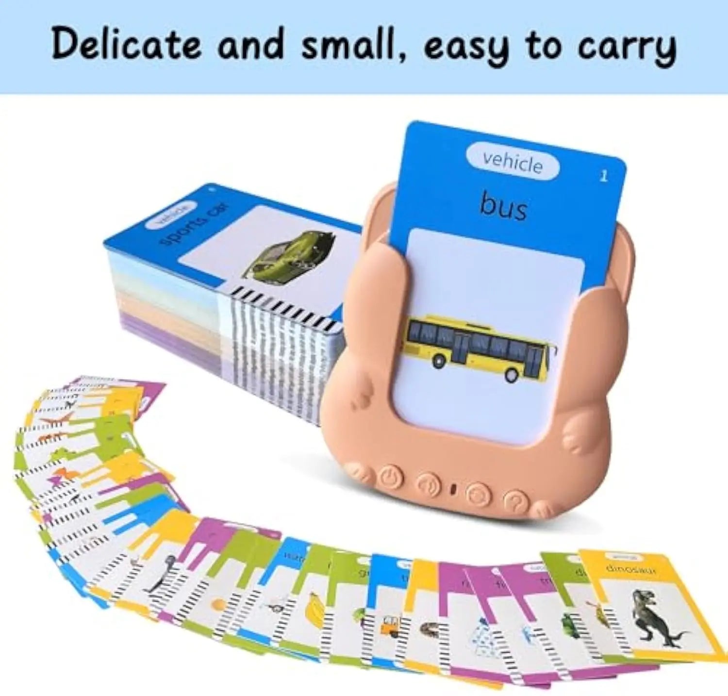 KTX-399443 Educational Talking Flash Cards for Kids - Interactive Learning Tool for Sight Words and Cognitive Development