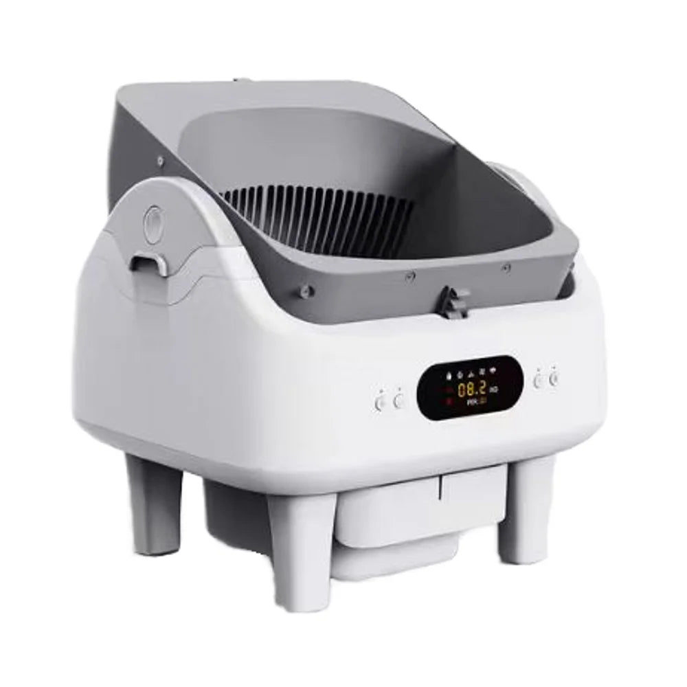 KTX-400211 Automatic Smart Cat Litter Box with Remote Control and Health Monitor - 68L Capacity, Durable PP Plastic