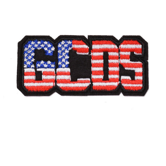 KTX-400595 Embroidered Fabric Flag Patch for Sewing on Apparel and Accessories