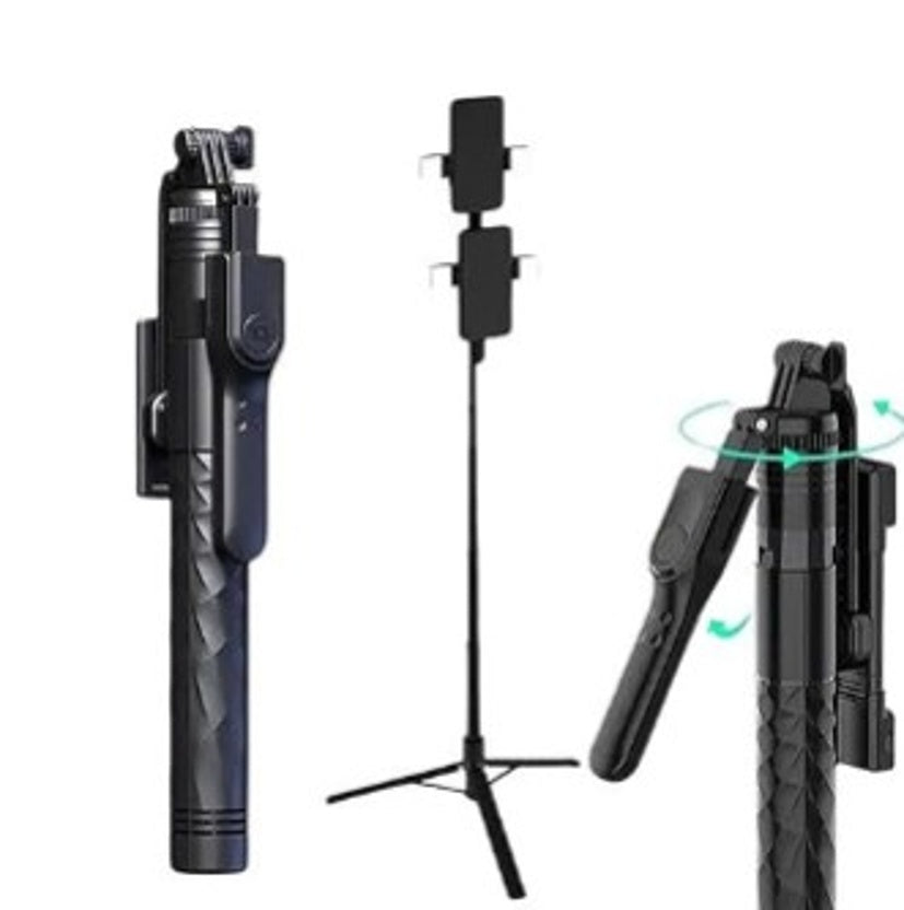 KTX-400979 3-in-1 Wireless Selfie Tripod with Remote Control – Lightweight and Adjustable for Smartphones