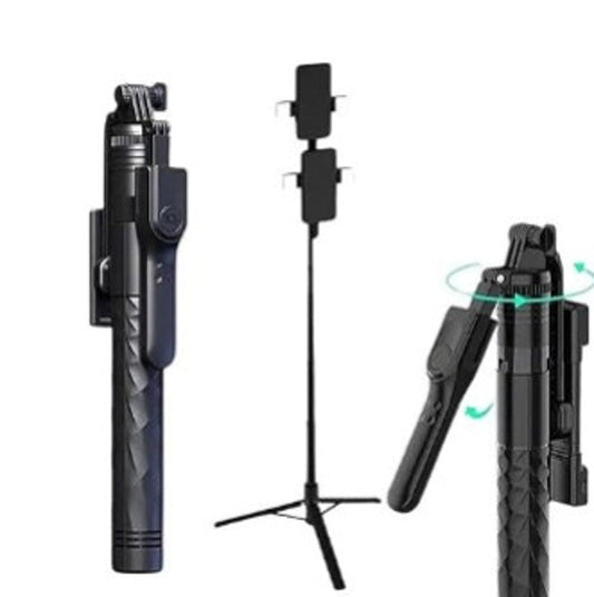 KTX-400979 3-in-1 Wireless Selfie Tripod with Remote Control – Lightweight and Adjustable for Smartphones