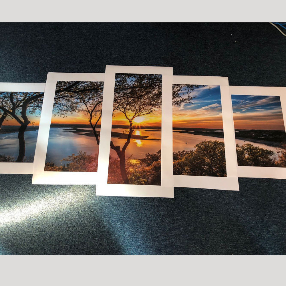 KTX-401747 Abstract Single Bubble Oil Painting on Canvas - Frameless Wall Art (20x60cm to 50x150cm)