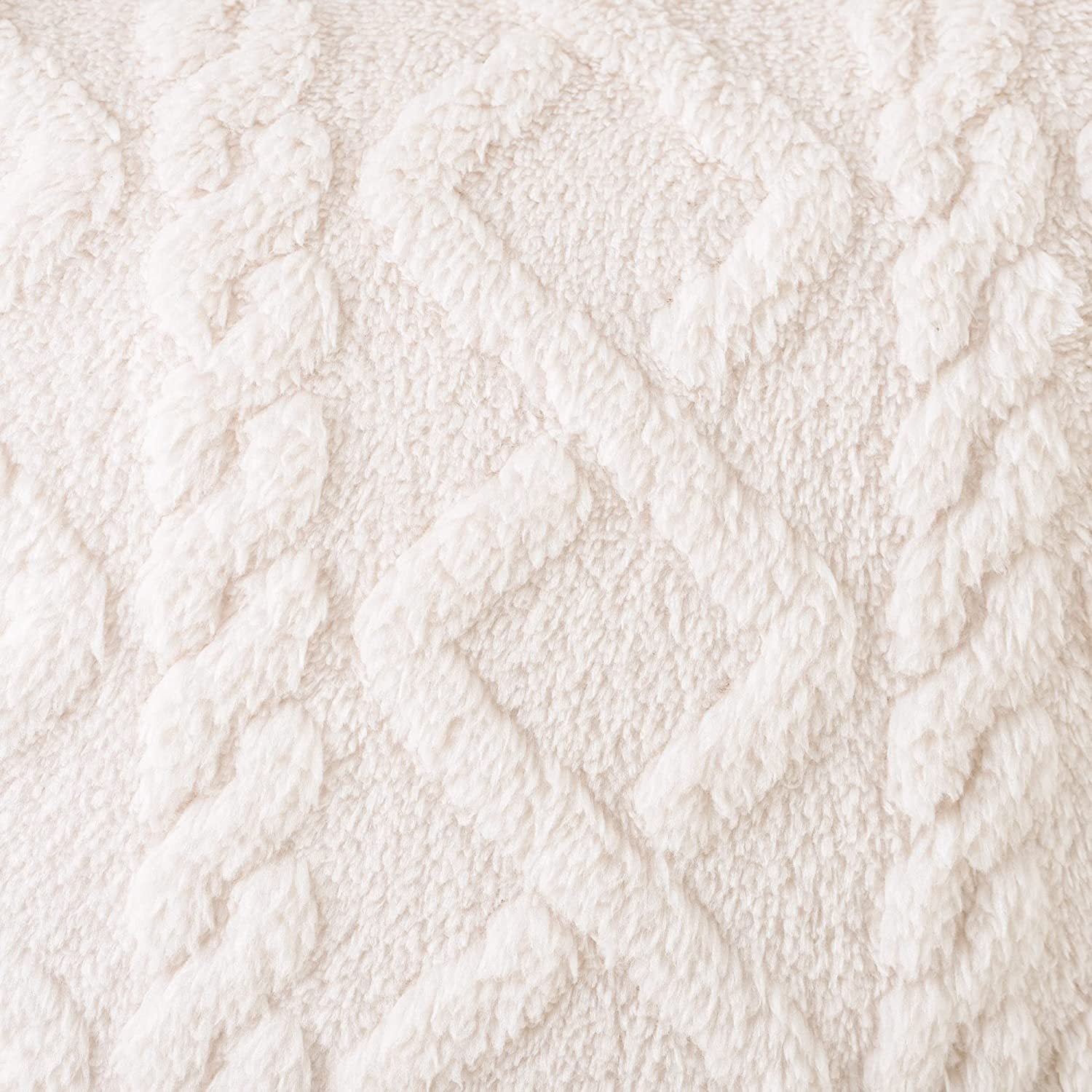 KTX-402067 Retro Plush Soft Fluffy Pillow Cushion for Living Room - Available in Multiple Colors