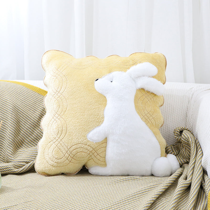 KTX-402899 Japanese Cartoon Animation Plush Cushion Pillow - Soft PP Cotton Filling for Home Use