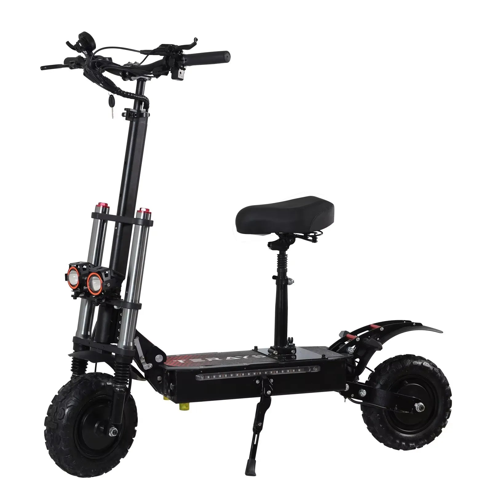 KTX-403091 Foldable Off-Road Electric Scooter with 60V Battery, 11-Inch Tires, 200kg Load Capacity, 90-100KM Range, 80-85KM/H Speed