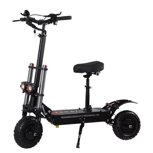 KTX-403091 Foldable Off-Road Electric Scooter with 60V Battery, 11-Inch Tires, 200kg Load Capacity, 90-100KM Range, 80-85KM/H Speed