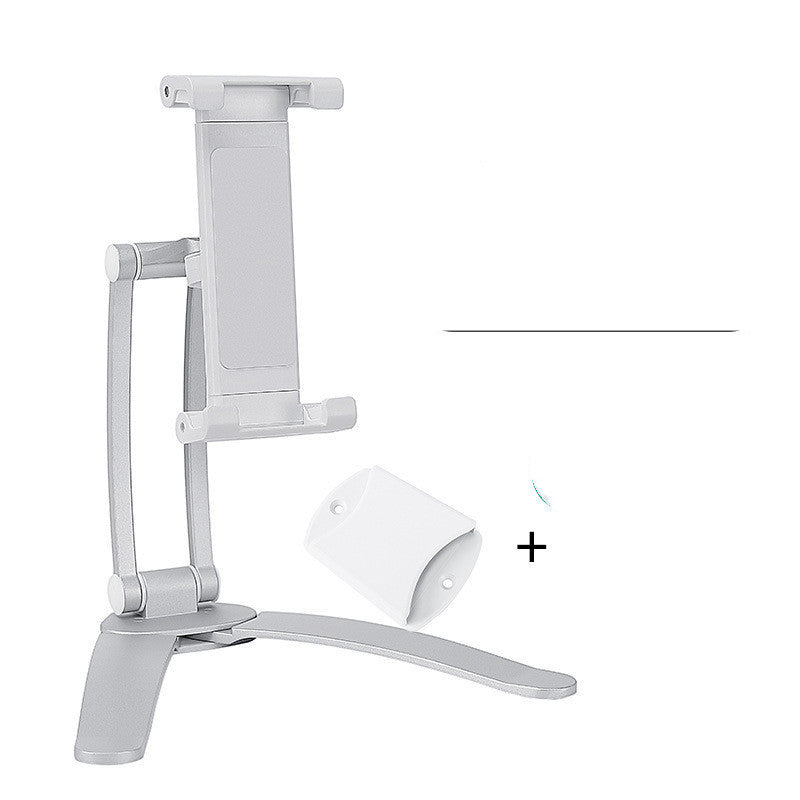 KTX-403283 Wall-Mounted Adjustable Support Frame for 5-15.6 Inch Tablets and Monitors in Silver-White and Black