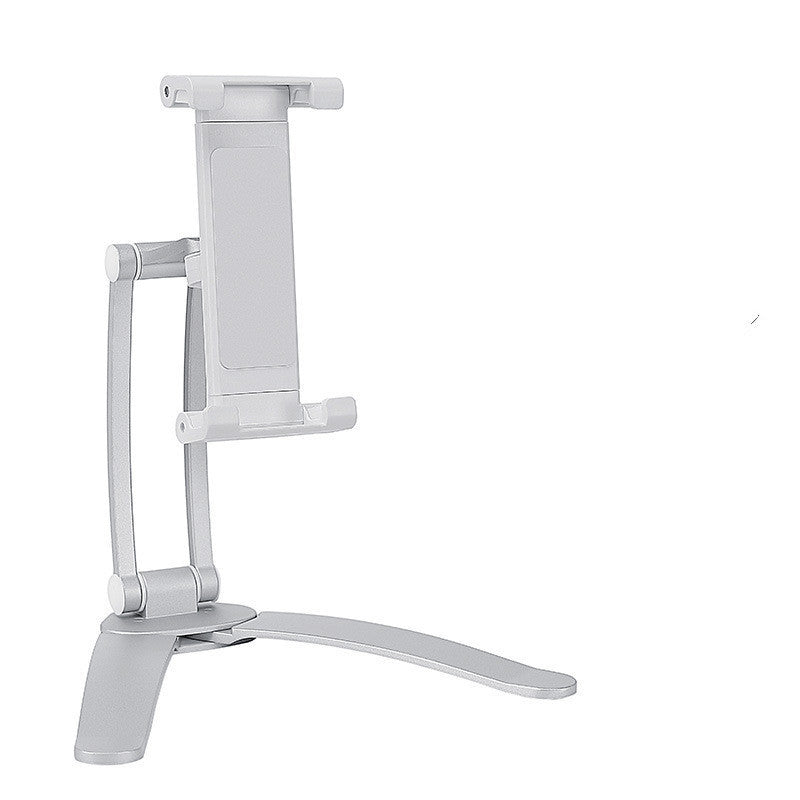 KTX-403283 Wall-Mounted Adjustable Support Frame for 5-15.6 Inch Tablets and Monitors in Silver-White and Black