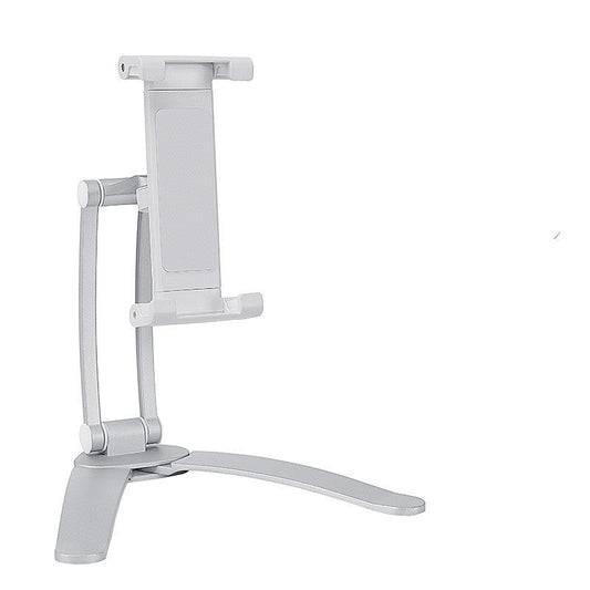KTX-403283 Wall-Mounted Adjustable Support Frame for 5-15.6 Inch Tablets and Monitors in Silver-White and Black