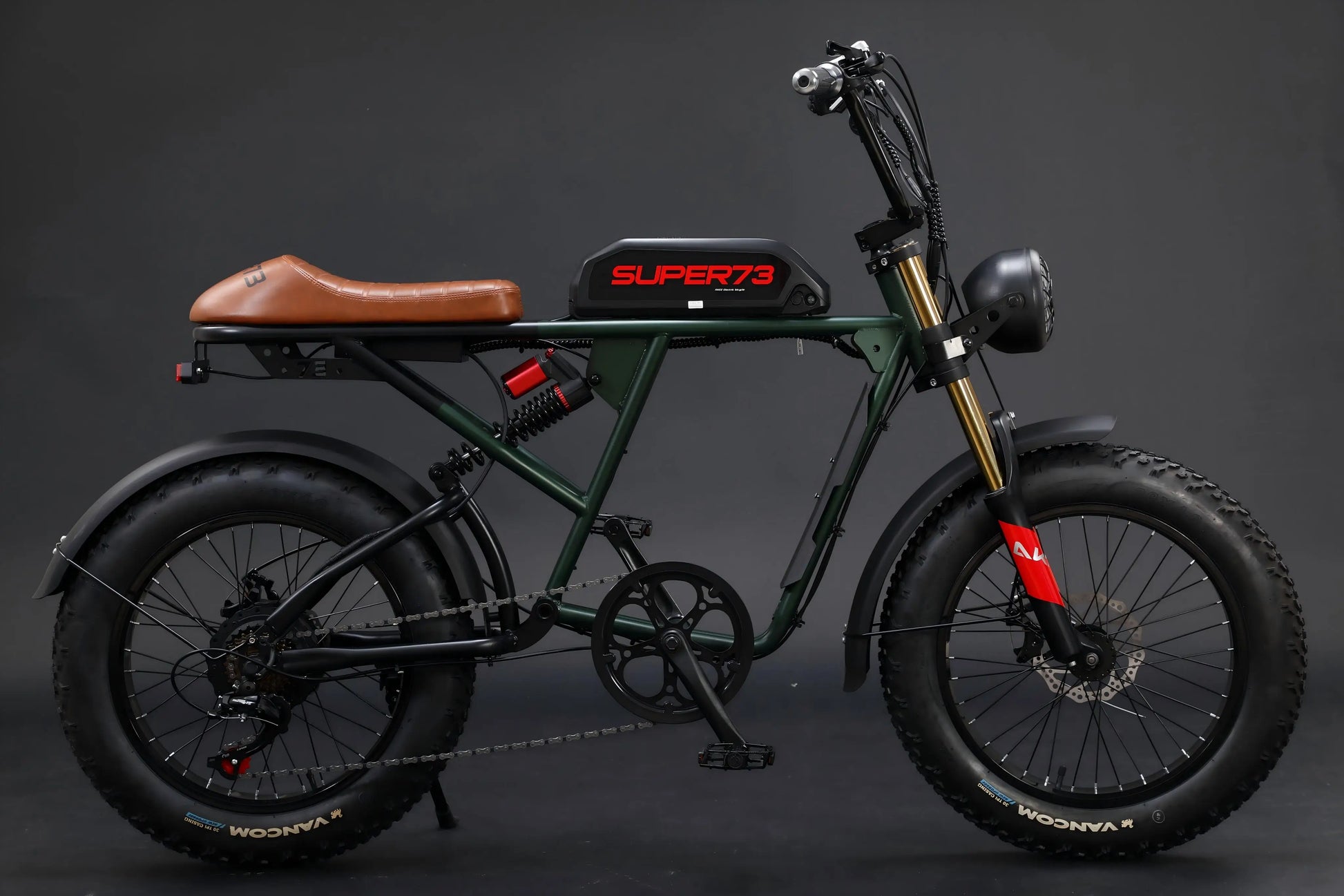 KTX-403539 Electric Mountain Bike with 7-Speed Gears, Integrated Lithium Battery, and Wide Tires