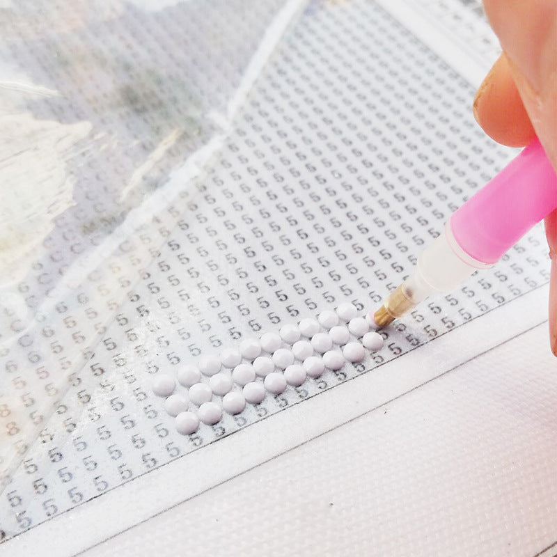 KTX-404051 5D Full Diamond Painting DIY Landscape Cross Stitch Art Kit, Resin Drill, 30x40cm & 40x50cm Options