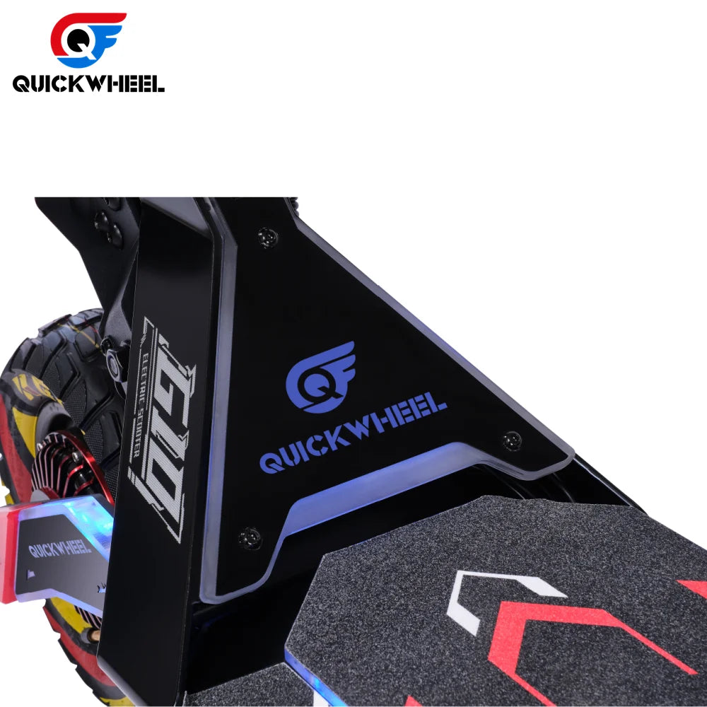 KTX-404243 Electric Scooter with Seat, 4000W Dual Motor, 50-65 km Range, Foldable, Full Suspension, Portable, Aluminum Alloy Frame