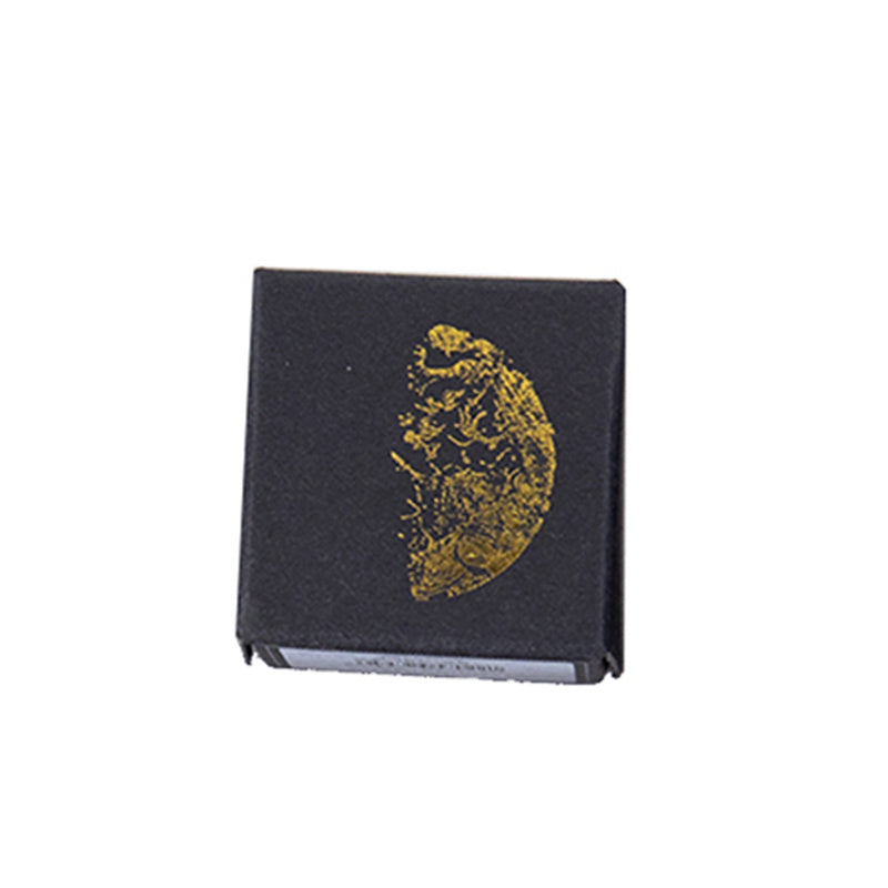 KTX-406355 Moon Phase Wooden Stamp Seal - 25mm Log and Rubber Material, Ideal for Oily Ink Pads