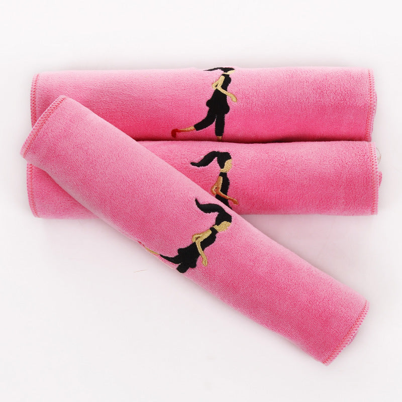 KTX-408403 Embroidered Microfiber Sports Towel - Quick-Dry, Lightweight and Highly Absorbent, 30x100 cm