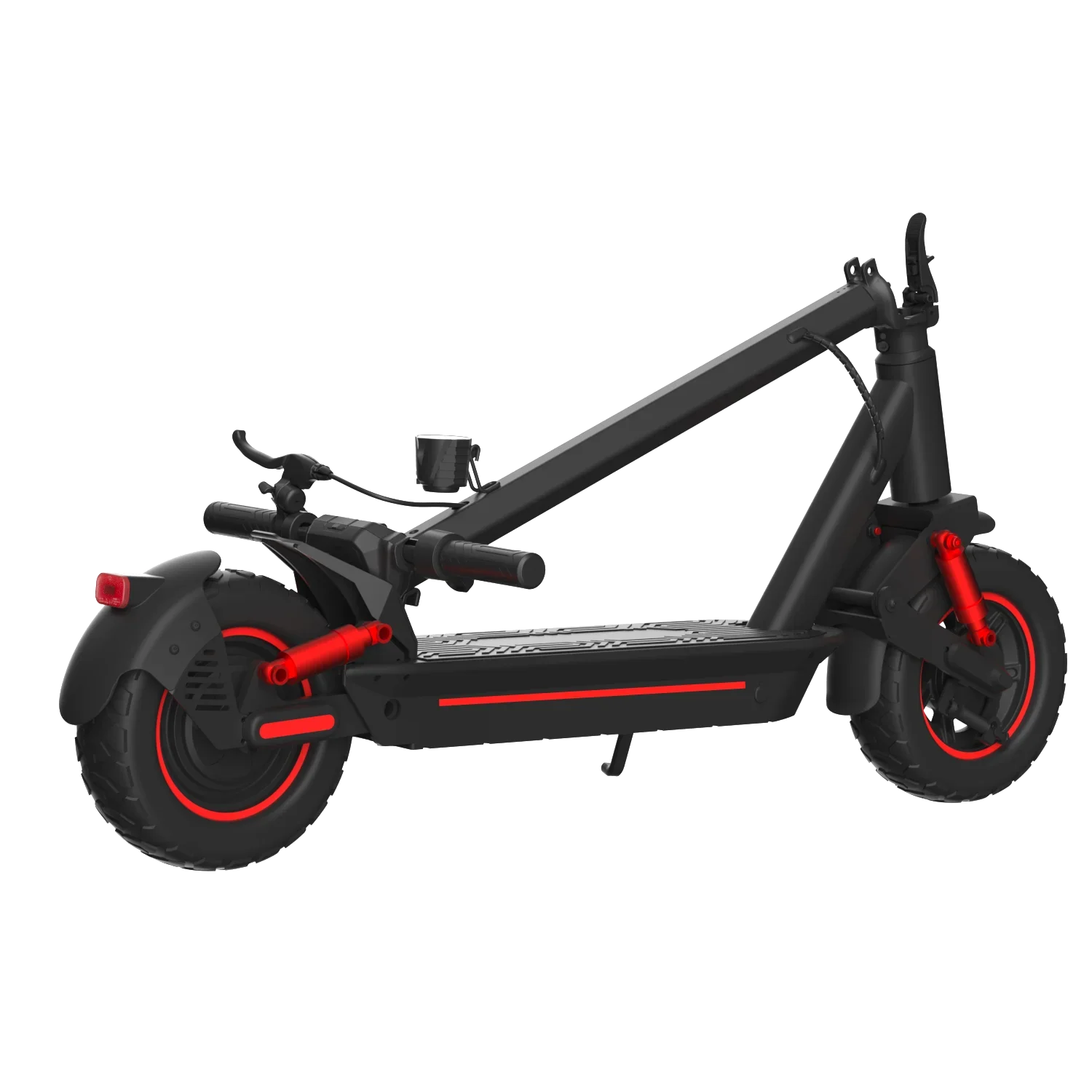 KTX-408851 Folding Electric Scooter with 45km Range, 25km/h Speed, Waterproof Aluminum Alloy Frame, 500W Motor