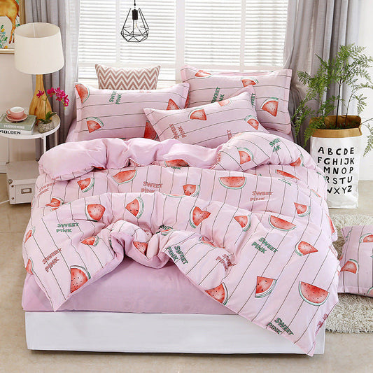 KTX-410131 Aloe Cotton Simple Style Quilt Cover Set - Available in Multiple Sizes: 1.5m, 1.8m, 2.0m, 2.2m