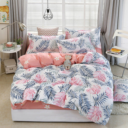 KTX-410131 Aloe Cotton Simple Style Quilt Cover Set - Available in Multiple Sizes: 1.5m, 1.8m, 2.0m, 2.2m