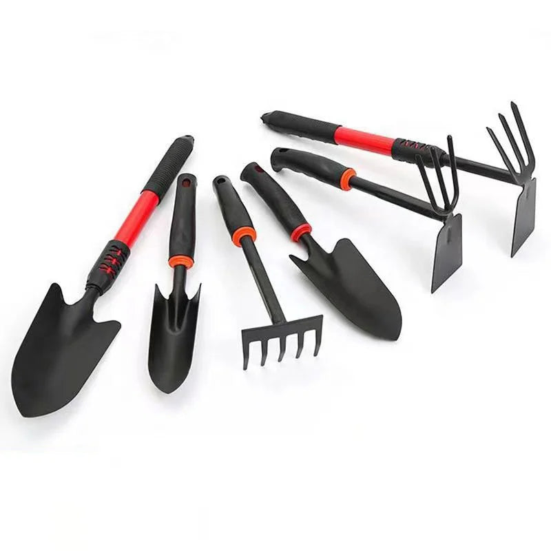 KTX-410323 Gardening Shovel for Digging and Weeding - Carbon Steel with Rubber Handle