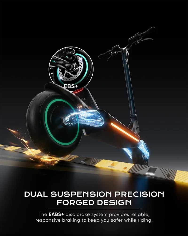 KTX-411475 2800W Foldable Electric Scooter with 10-Inch Tires and Bluetooth Control, Max Load 150kg