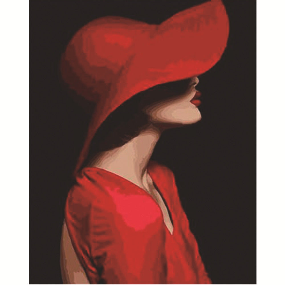 KTX-413203 Digital Oil Painting - Abstract Beauty and Women - Modern Frameless Art, 40X50CM