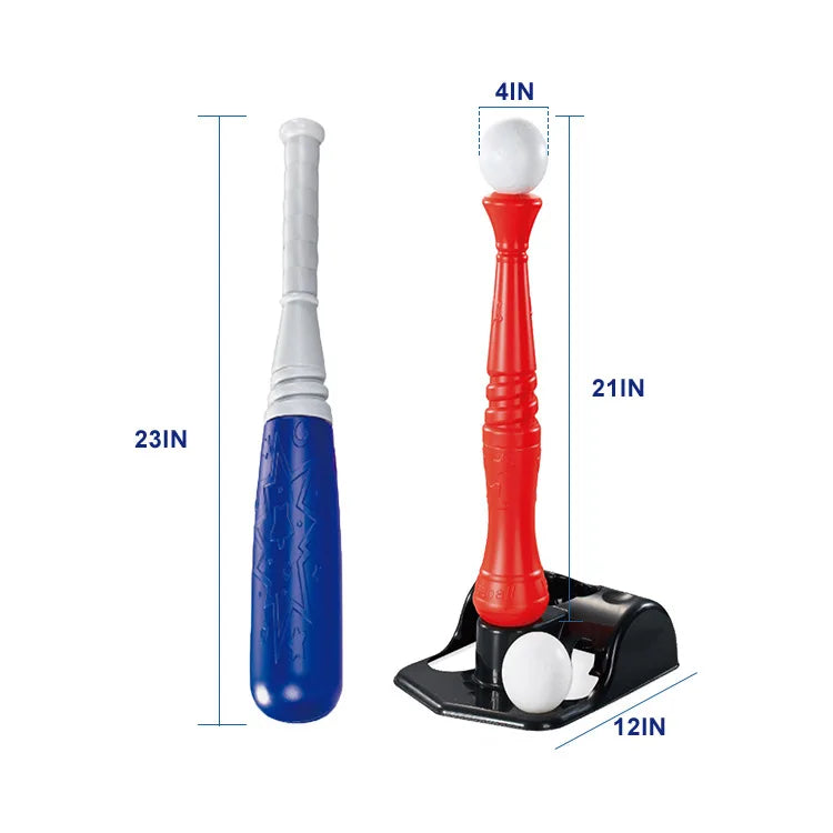 KTX-414675 Outdoor Baseball Bat Training Set for Kids - Ages 6+ - Perfect for Beach and Summer Fun