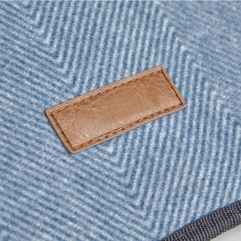 KTX-414931 Foldable Waterproof Travel Picnic Blanket Mat - Custom Linen Canvas Design