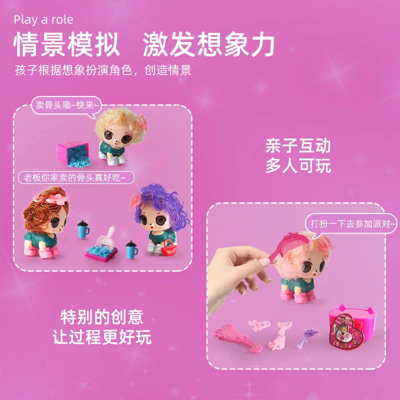 KTX-415251 Magic Musical Light Bucket Toy for Kids - Fun Educational Gift for Little Girls