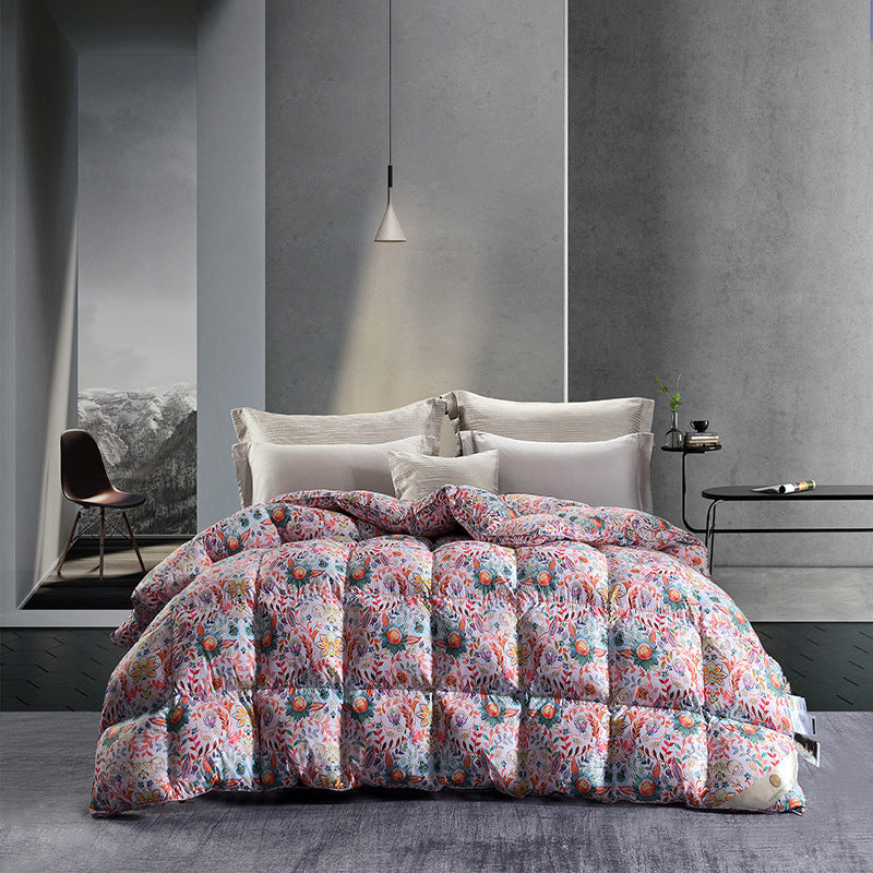 KTX-415571 Three-Dimensional All-Season Down Quilt with 95% Cashmere and White Goose Down Filling