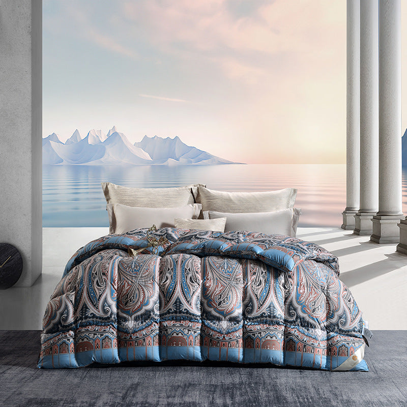 KTX-415571 Three-Dimensional All-Season Down Quilt with 95% Cashmere and White Goose Down Filling