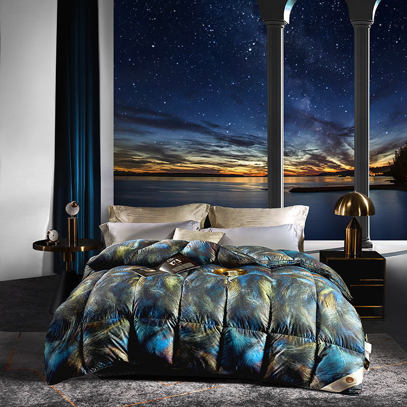 KTX-415571 Three-Dimensional All-Season Down Quilt with 95% Cashmere and White Goose Down Filling
