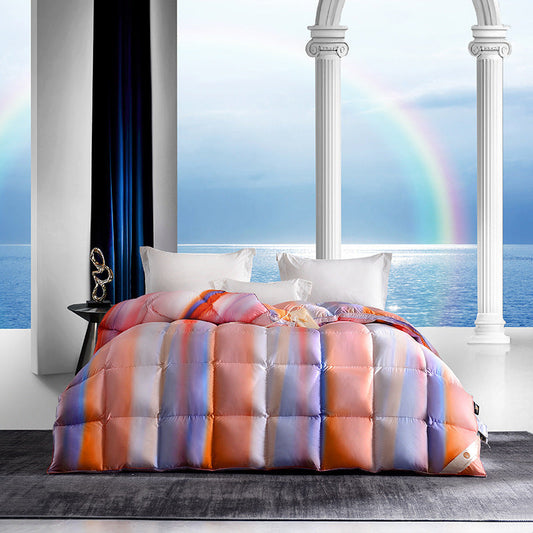 KTX-415571 Three-Dimensional All-Season Down Quilt with 95% Cashmere and White Goose Down Filling