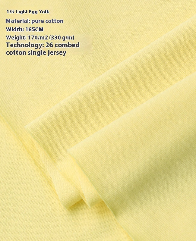 KTX-416275 Lightweight 100% Cotton Knitted T-Shirt for Dolls - Ideal for Spring with Floral Design