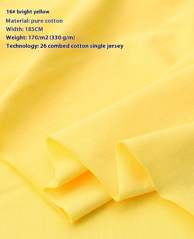 KTX-416275 Lightweight 100% Cotton Knitted T-Shirt for Dolls - Ideal for Spring with Floral Design