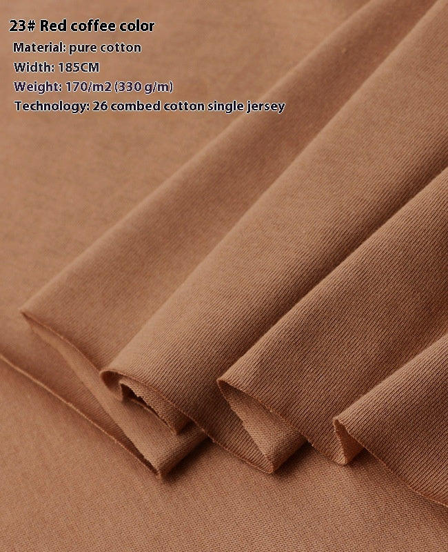 KTX-416275 Lightweight 100% Cotton Knitted T-Shirt for Dolls - Ideal for Spring with Floral Design