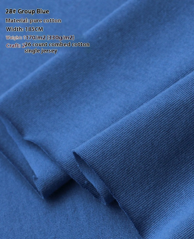 KTX-416275 Lightweight 100% Cotton Knitted T-Shirt for Dolls - Ideal for Spring with Floral Design