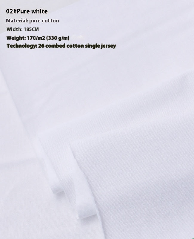 KTX-416275 Lightweight 100% Cotton Knitted T-Shirt for Dolls - Ideal for Spring with Floral Design