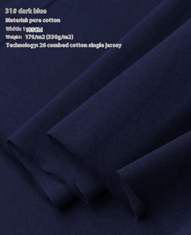 KTX-416275 Lightweight 100% Cotton Knitted T-Shirt for Dolls - Ideal for Spring with Floral Design